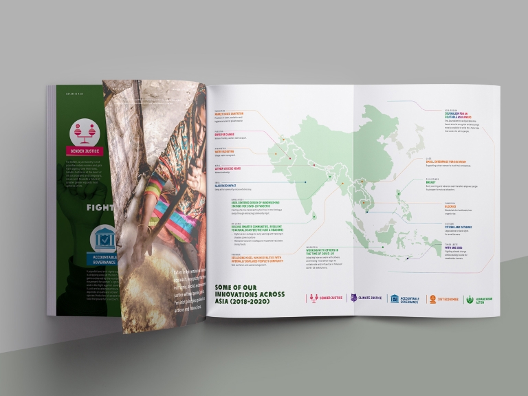 Book about OXFAM's initiatives and impact