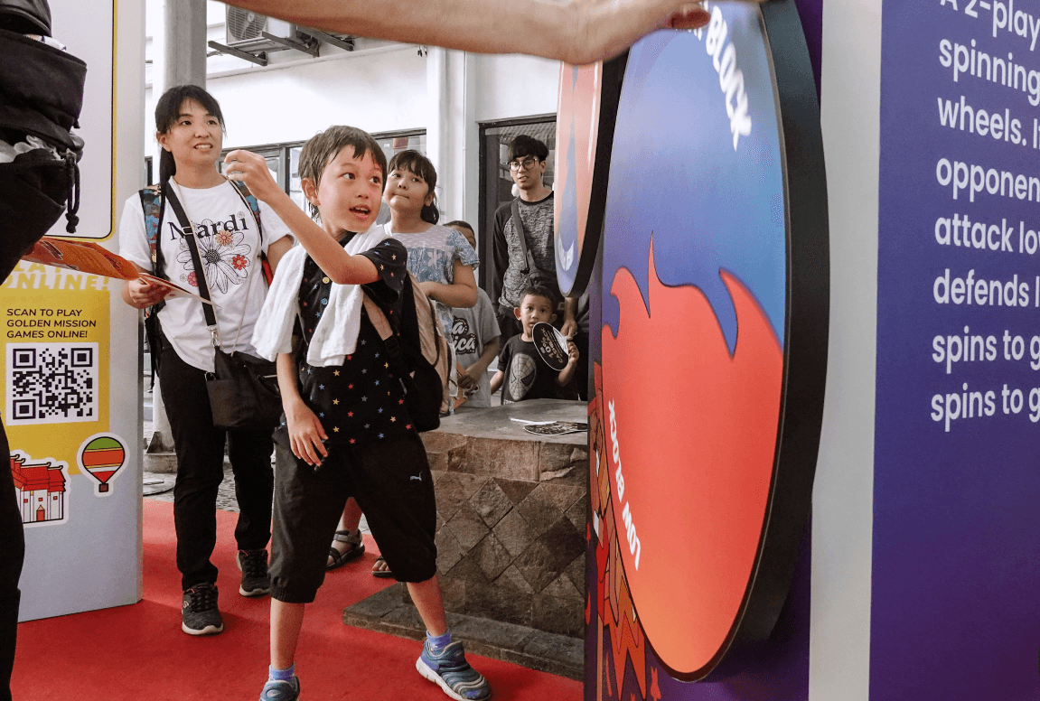 A child playing Muay Thai game