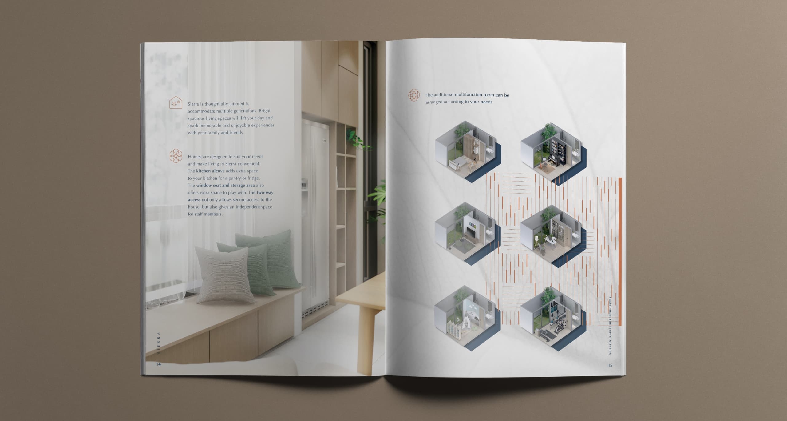 Interior design marketing book